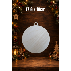 Bombka 16cm, bańka 16cm, sklejka 3mm